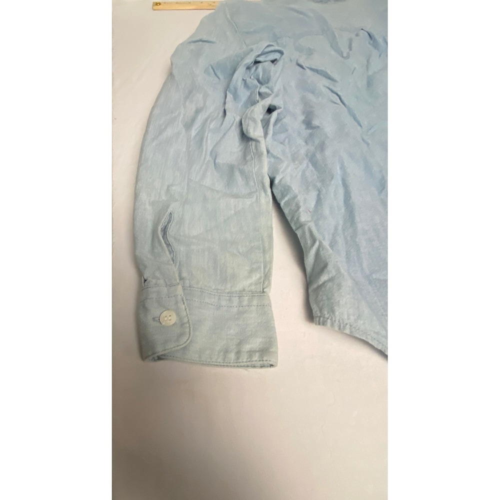 Vintage Karen Scott Christmas Embroidered Button Down Shirt Holiday Top xlarge‎ - Picture 11 of 11